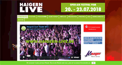 Desktop Screenshot of haigernlive.de